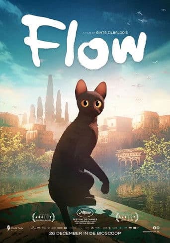 โปสเตอร์หนัง Flow (2024) ผจญภัยน้ำท่วมโลก