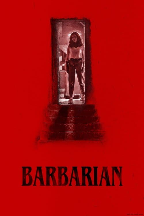 โปสเตอร์หนัง Barbarian (2022) บ้านเช่าสยองขวัญ